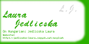 laura jedlicska business card